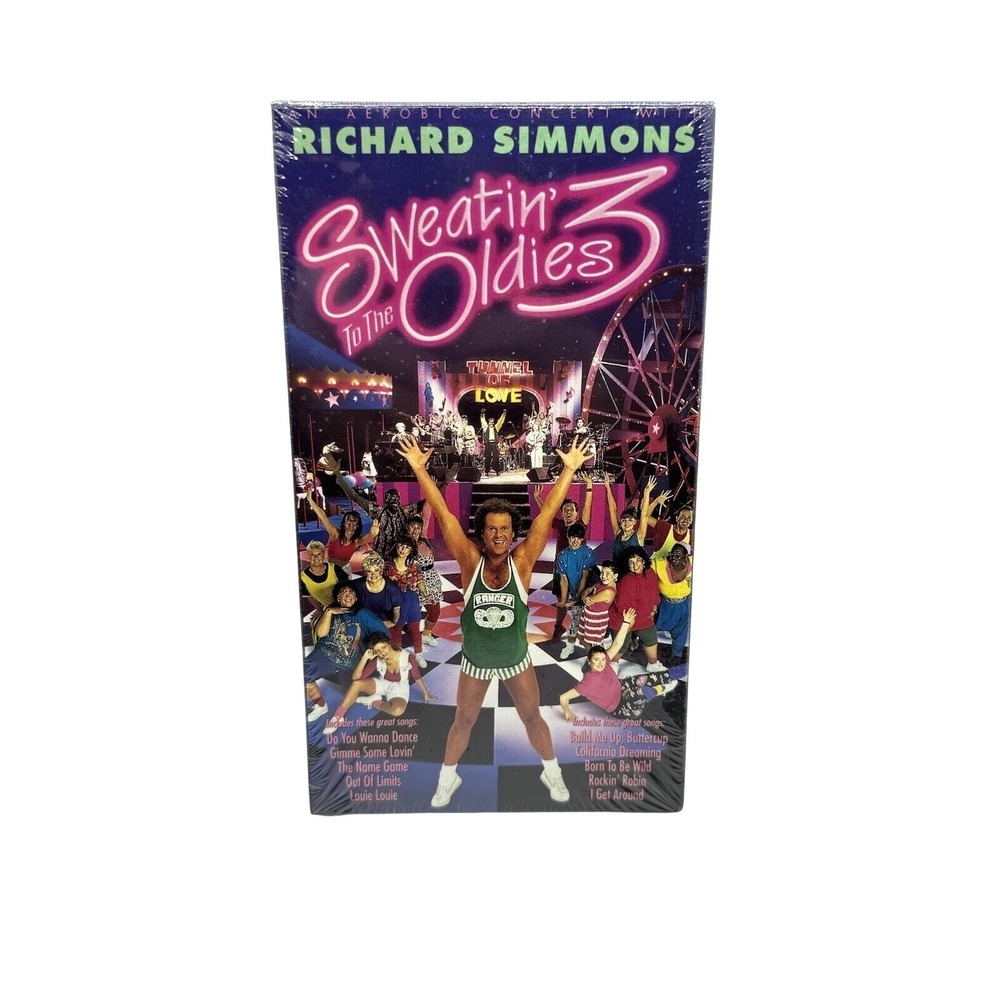 Richard Simmons - Sweatin' to the Oldies 3 (VHS, 1993) 90s Fitness New Sealed